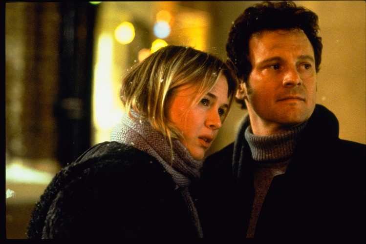Renée Zellweger i Colin Firth w filmie 'Dziennik Bridget Jones'