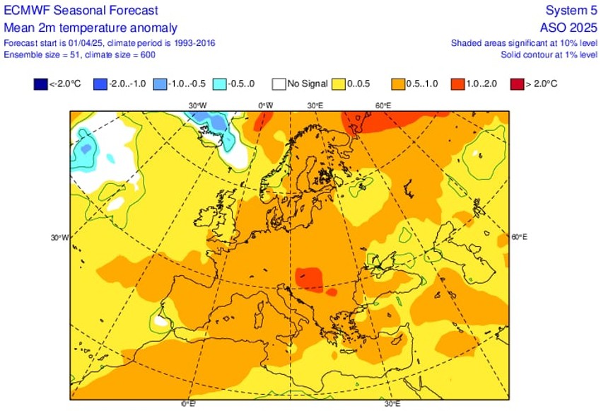 Najtoplije u avgustu će biti u Panonskoj ravnici