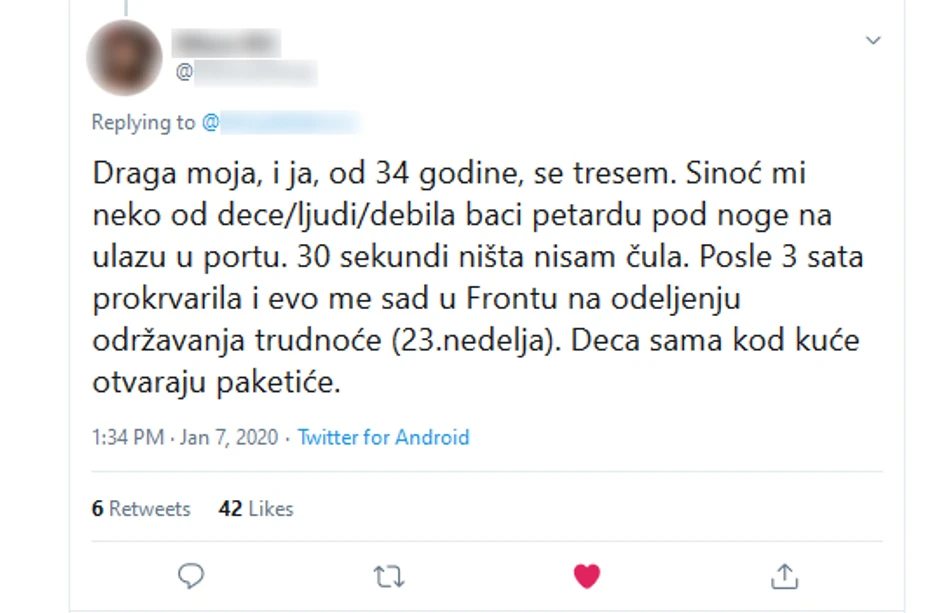 BLUR Trudnica petarda