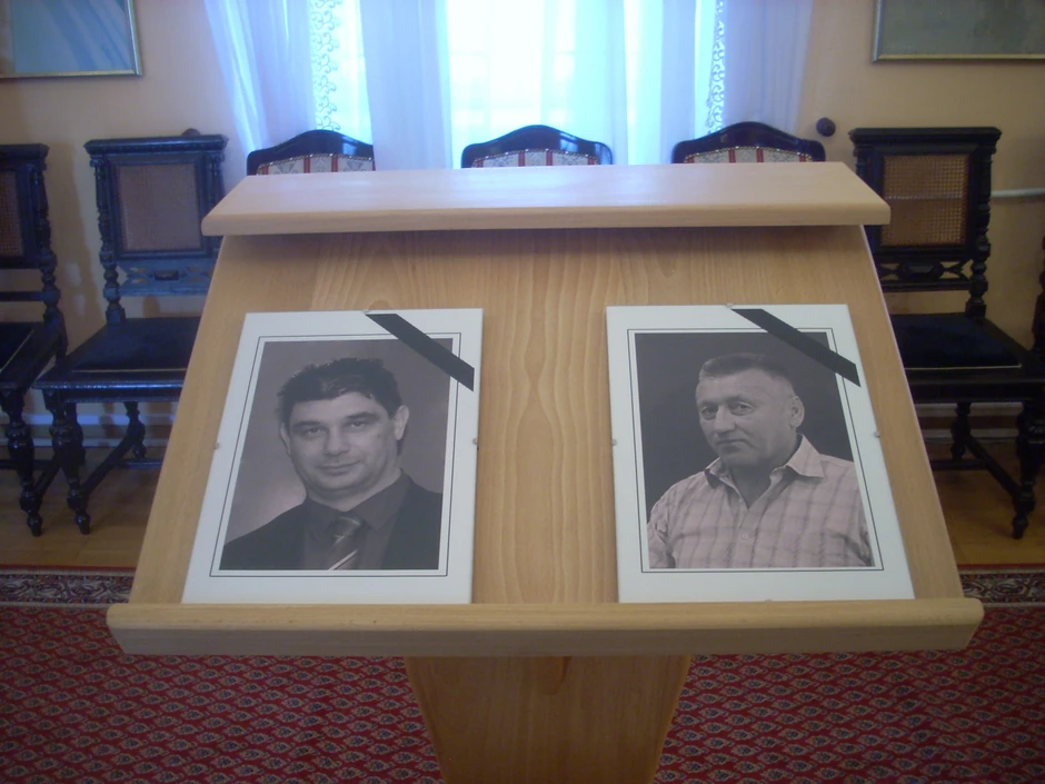 Poginuli Zoran Milanko i Dragan Banjac