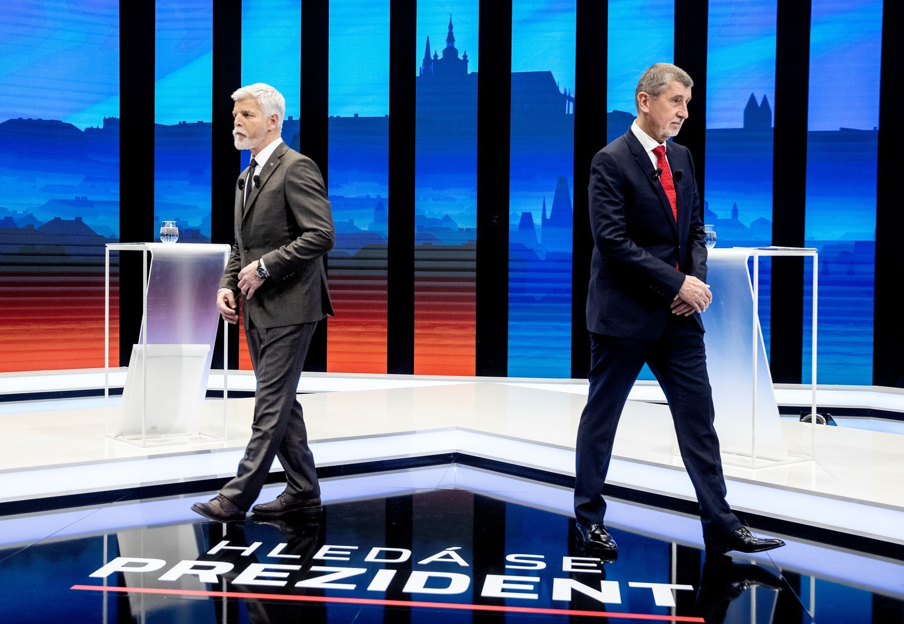 Petr Pavel a Andrej Babiš. 
