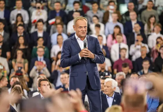  Donald Tusk. "Jeśli macie dzieci, to nie możecie głosować na PiS, bo oni zgotowali piekło kobietom" 