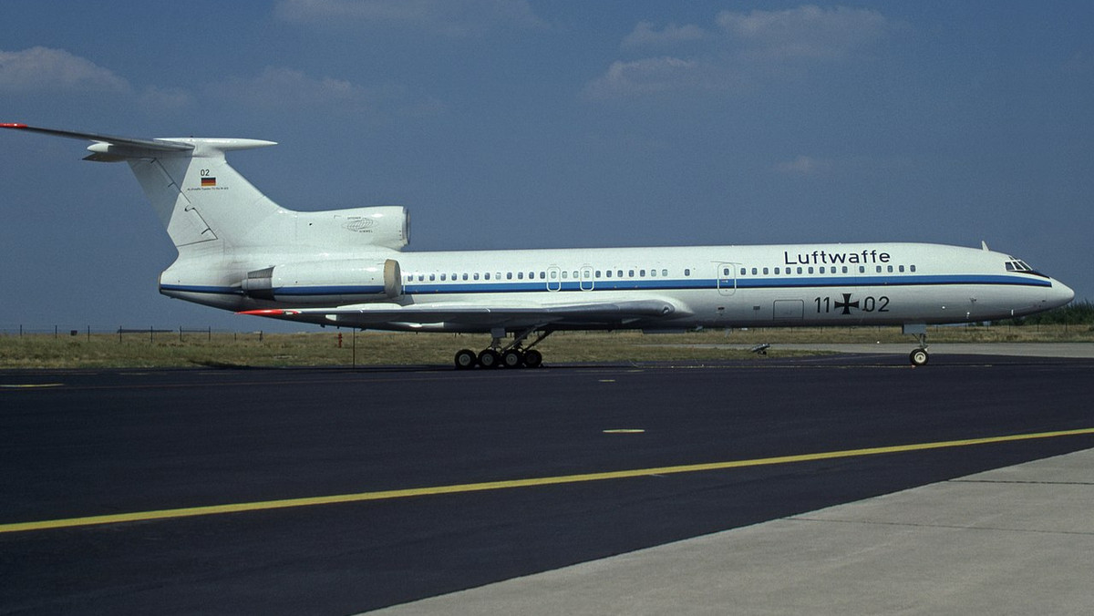 Tu-154 Luftwaffe zderzył się z amerykańskim samolotem transportowym [HISTORIA]