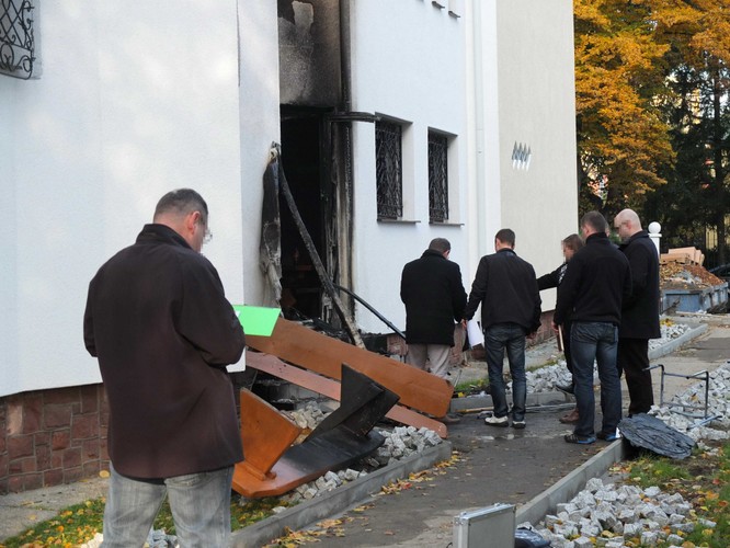 Podpalenie meczetu w Gdańsku