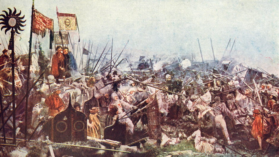 Fragment obrazu "Bitwa pod Lipanami"