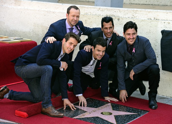 New Kids on the Block: Joey McIntyre, Donnie Wahlberg, Jordan Knight, Danny Wood i Jonathan Knight