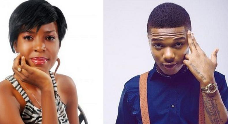 Linda Ikeji & Wizkid