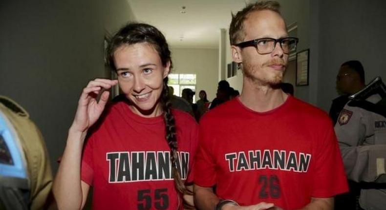 British journalists jailed for Indonesia visa violations, could be freed immediately