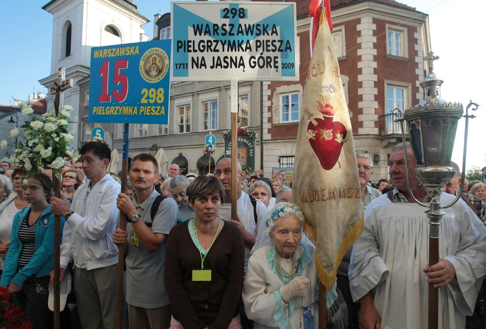 WARSZAWA 298. WARSZAWSKA PIESZA PIELGRZYMKA NA JASNĄ GÓRĘ