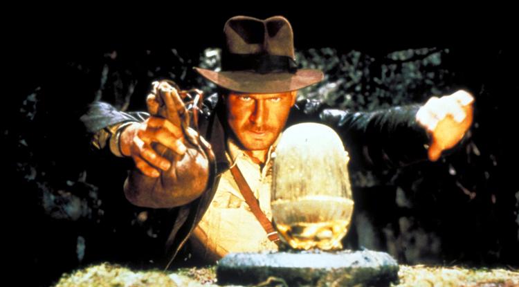 Harrison Ford Indiana Jones legendás szerepében.