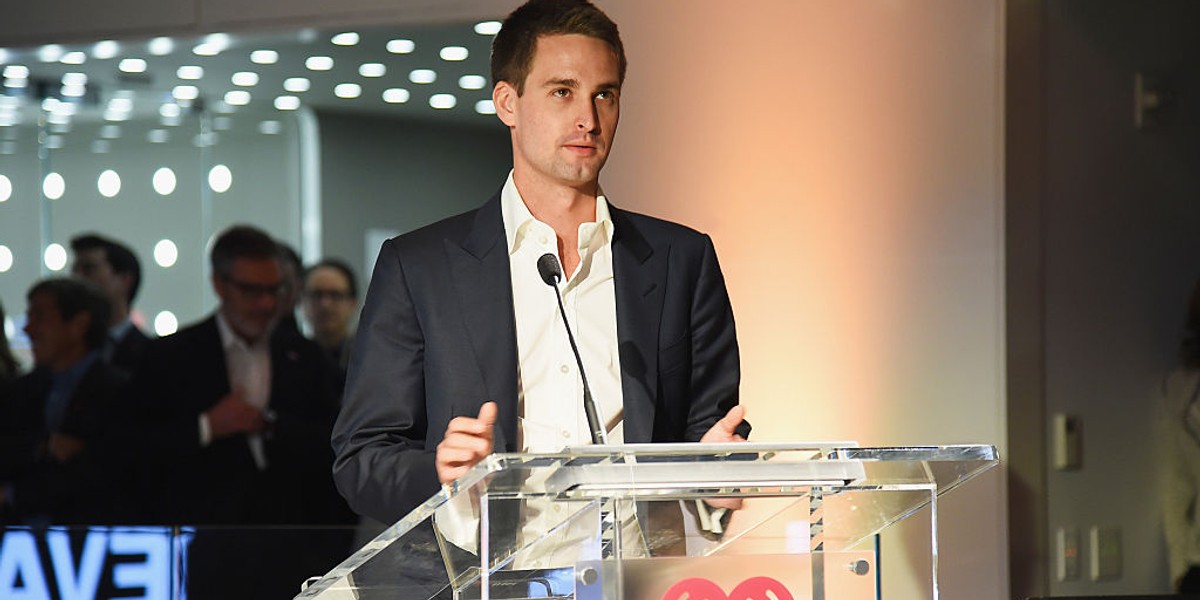 Współzałożyciel Snapa i jego CEO Evan Spiegel