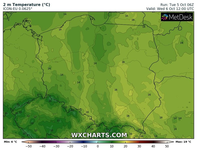 Temperatura wyraźnie spadnie