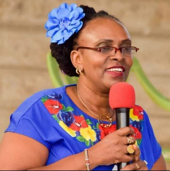 Gladys Chania speaking at a past event