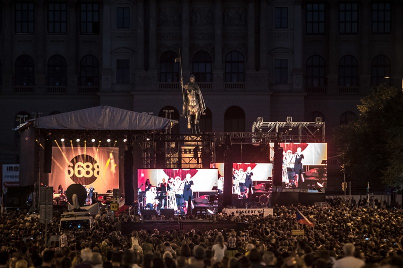 Koncert w Pradze z okazji rocznicy inwazji na Czechosłowację