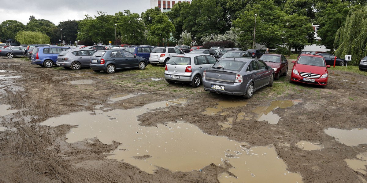 Parking błotny w Gliwicach