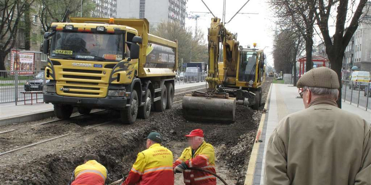 Tramwaje zniknęły z Puławskiej