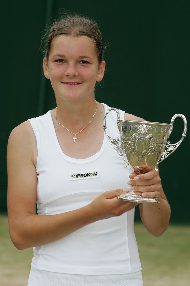 Agnieszka Radwańska, polska tenisistka, w 2005 roku