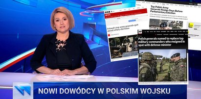 O dymisji polskich generałów mówi cały świat. A jak przedstawiło to TVP?