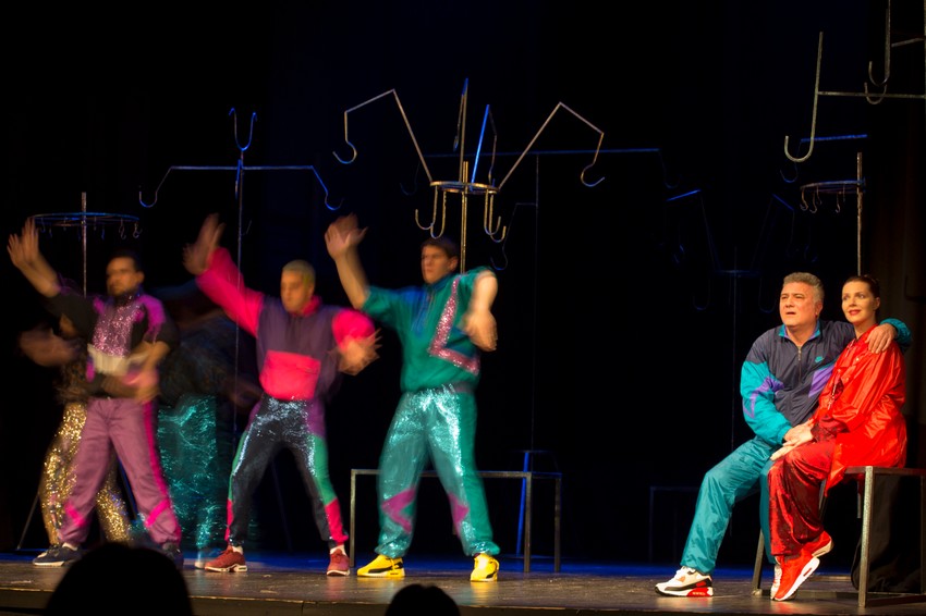 Dejan Cicmilović i Ivana Kovačević kao Sloba i Mira (desno)