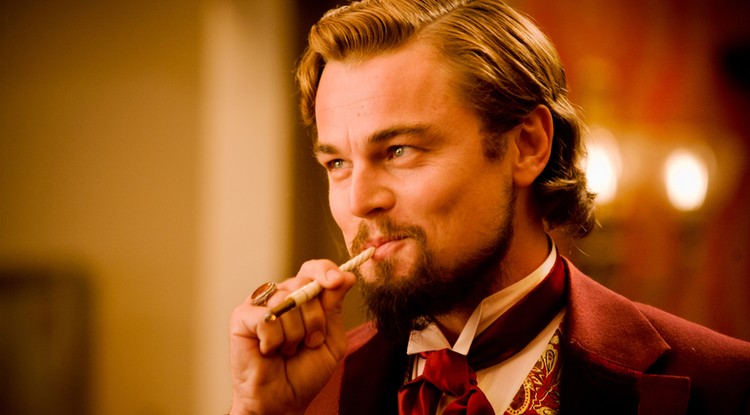 DiCaprio a Django elszabadulban.