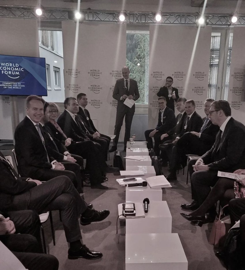 Aleksandar Vučić u Davosu