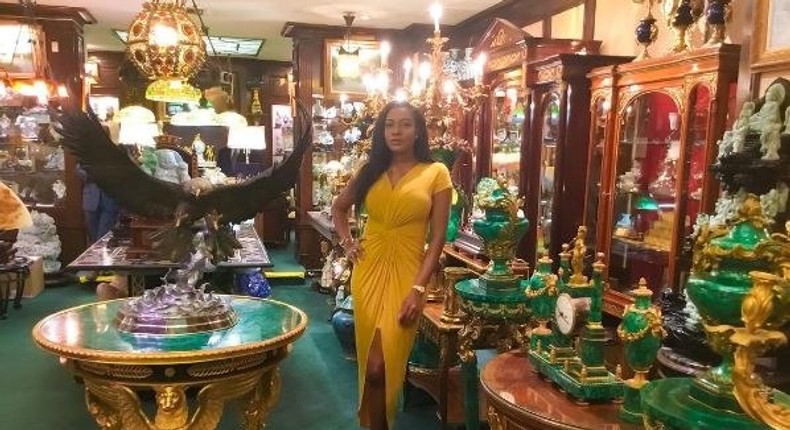 Chika Ike on vacation