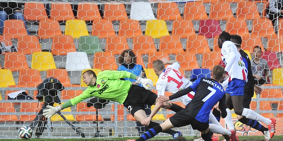 Podbeskidzie Bielsko-Biała - Zawisza Bydgoszcz 2:2. Skrót