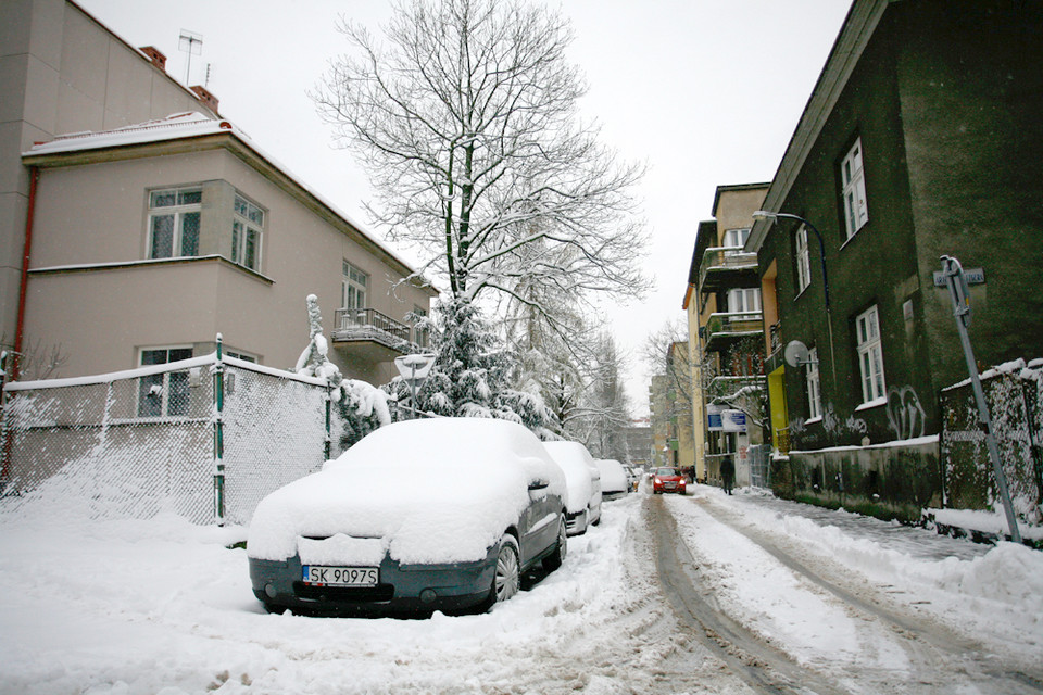 Zima na ulicach Krakowa, fot. M.Stankiewicz