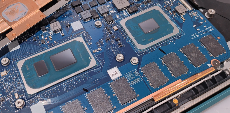 Intel Iris Xe MAX – układ na tle CPU  