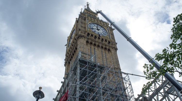 Felújítás alatt a Big Ben