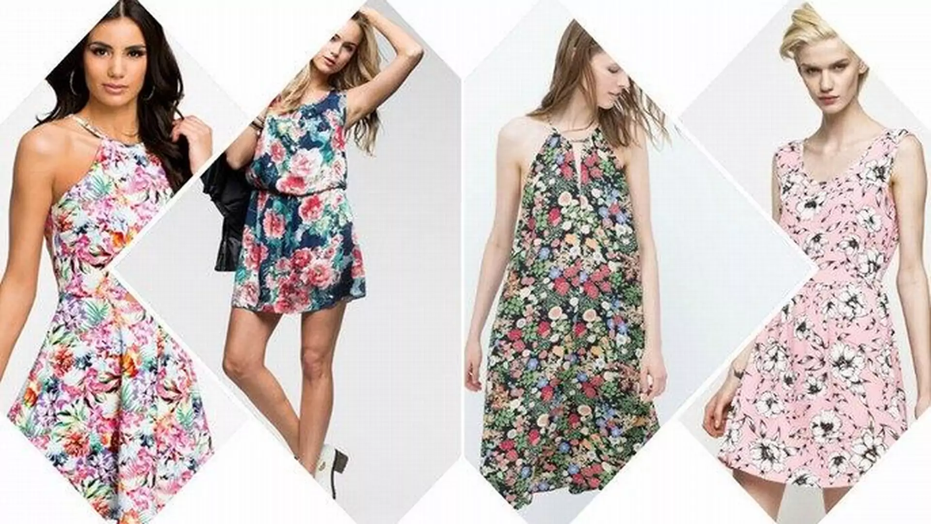 Sukienki w kwiaty lato 2015