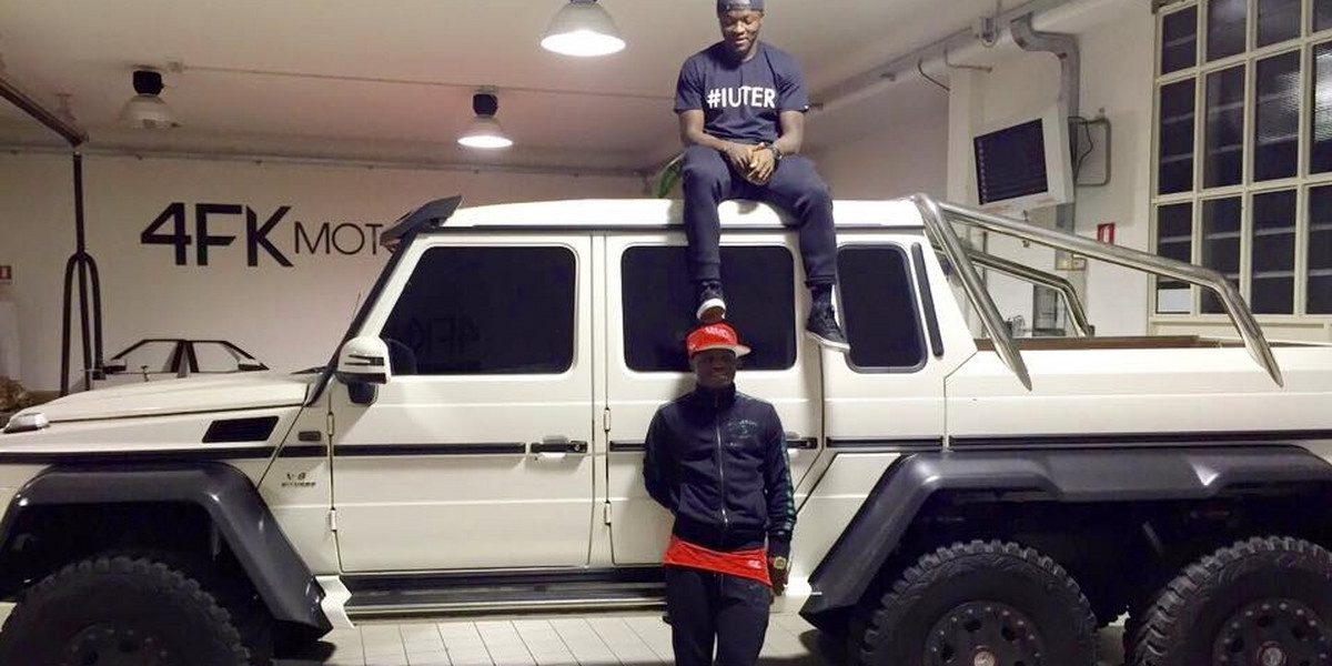 Sulley Muntari kupił auto za milion euro! Skąd miał na to kasę?