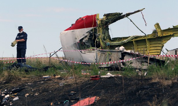 Malezyjski boeing został zestrzelony nad Ukrainą 17 lipca EPA/IGOR KOVALENKO