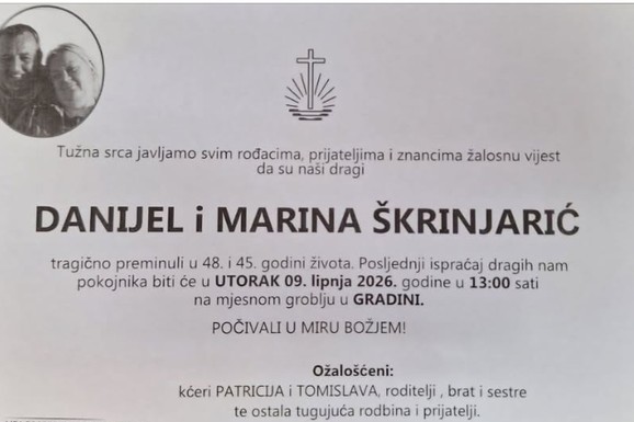 OVO SU DANIJEL I MARINA KOJI SU STRADALI U STRAVIČ