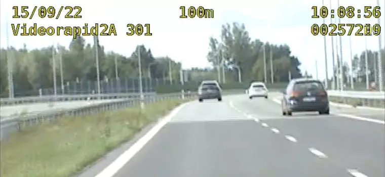 Jechał o ponad 100 km/h za szybko na S5. I tak może mówić o szczęściu [WIDEO]