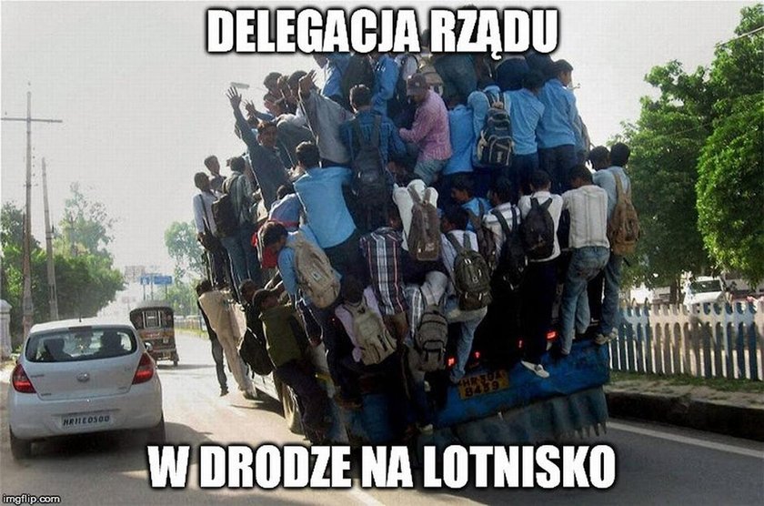 Memy o samolocie Szydło