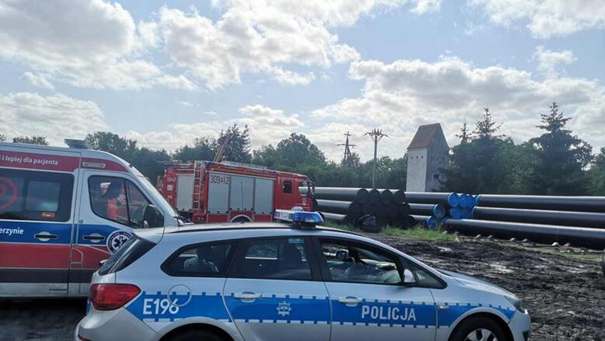 Gorzów Wlkp. Śmiertelny wypadek. Rura ważąca 10 ton przygniotła mężczyznę