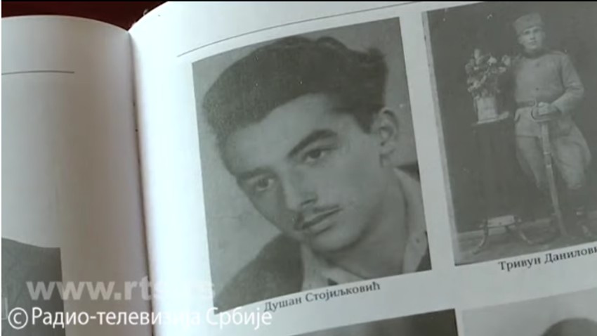 Dušan Stojiljković, slika iz mladosti