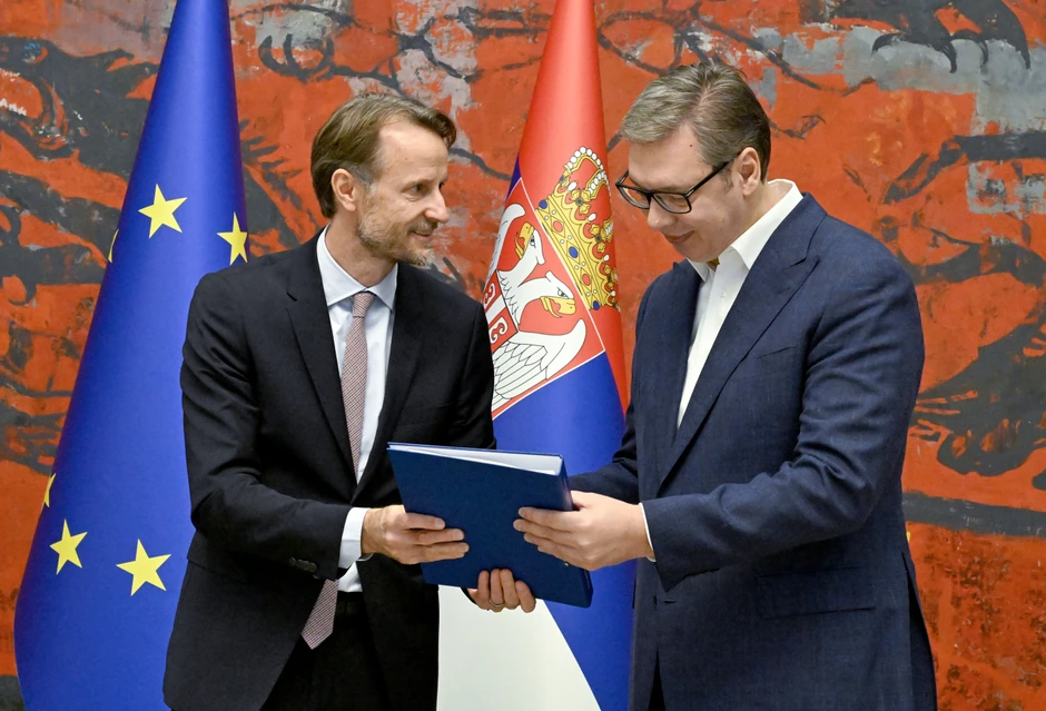 Andreas fon Bekerat i Aleksandar Vučić