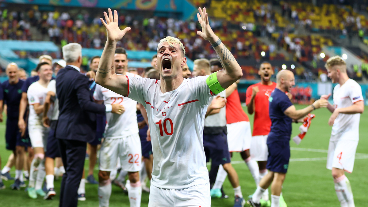 Euro 2020: Granit Xhaka nie gryzł się w język. W taki sposób skomentował awans Szwajcarii