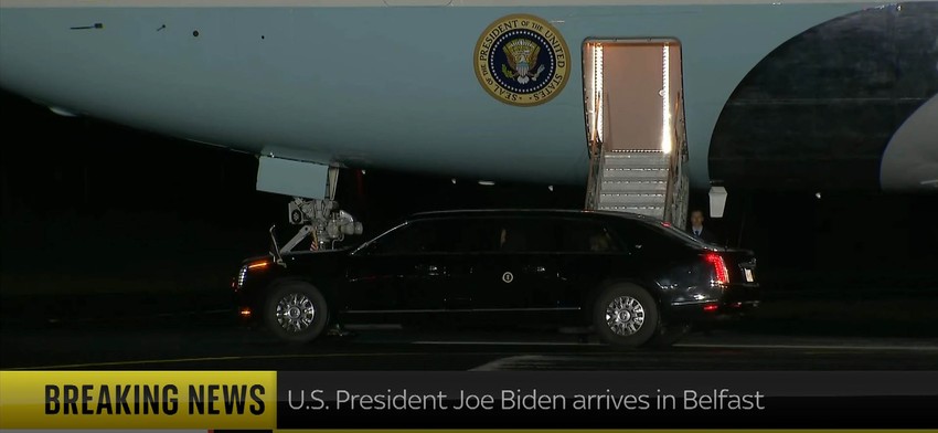 Bajden je u istorijskoj poseti