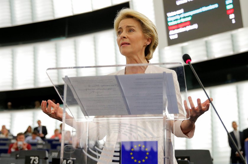 Ursula von der Leyen w Warszawie