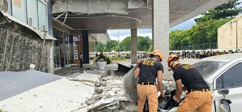 Silne trzęsienie ziemi na Filipinach. Rośnie bilans ofiar