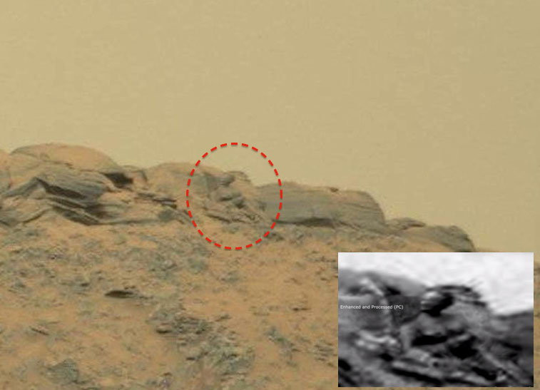 Zdjęcia z Marsa ujawniły tajemniczy "posąg"