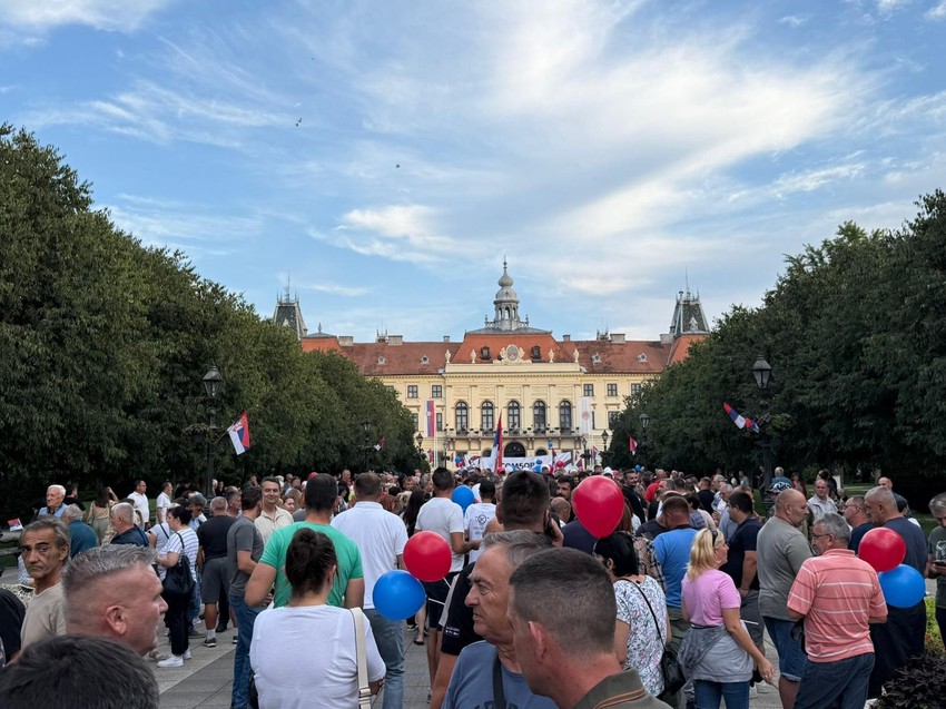 Skup građana protiv blokada u Somboru