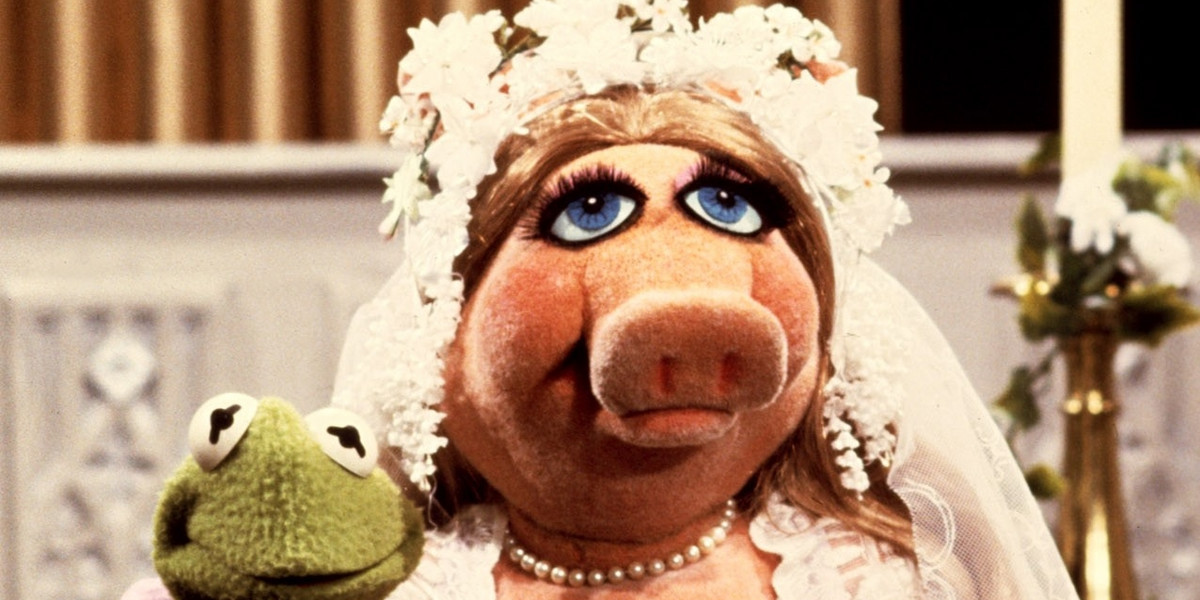 Miss Piggy i Kermit