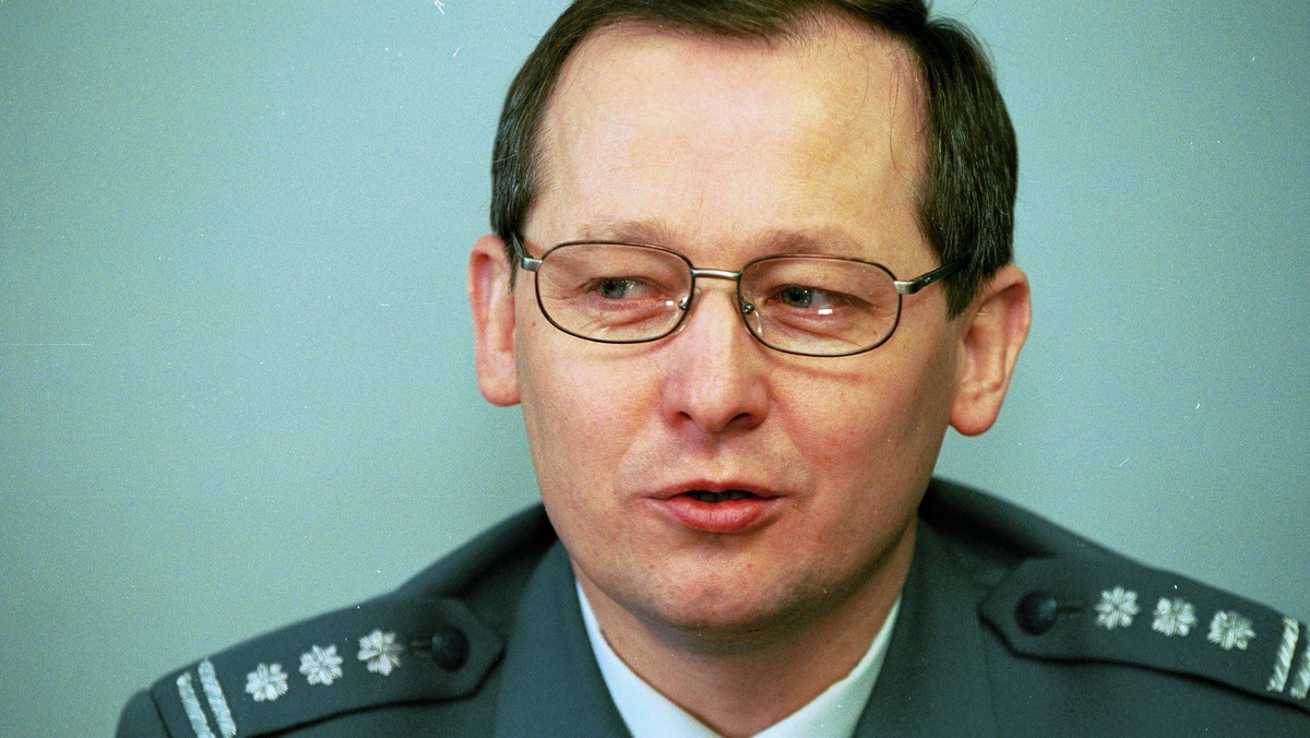 Komendant glowny policji Marek Papala