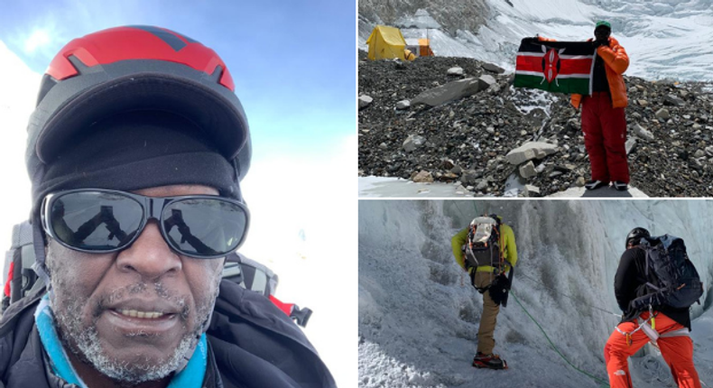 62-year-old James Kagambi conquers Mt Everest, worlds tallest mountain