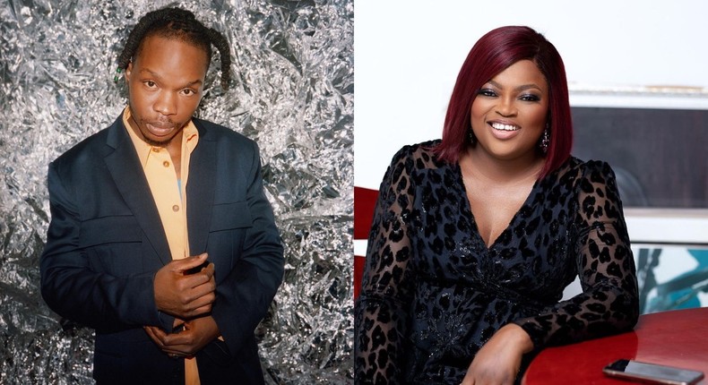 Funke Akindele has confirmed that Naira Marley will star in her upcoming 'Omo Ghetto the Saga' movie