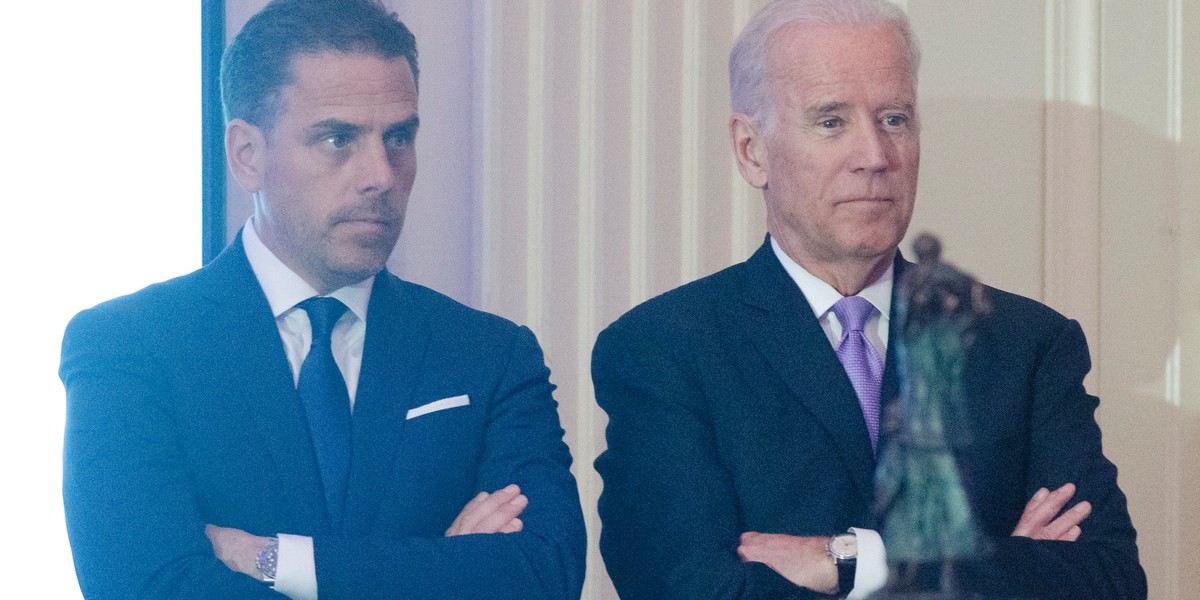 Joe Biden i Hunter Biden, zdjęcie z 2016 r.